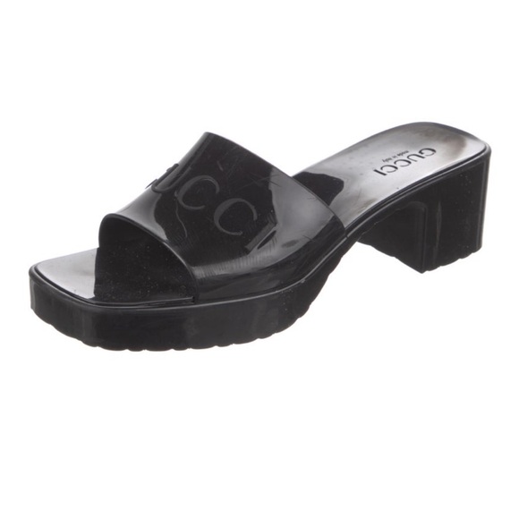 Gucci Rubber Slide Sandal - Picture 3 of 4